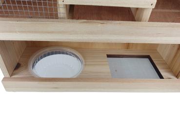 Preview: Holz Vogelfutterhaus 9in1 39x13x43cm